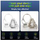 Load image into Gallery viewer, Main Clinic Supply CPAP Mask Cleaning Wipes – 150 Jumbo Count | Alcohol-Free, Unscented, Lint-Free CPAP Mask Wipes | 7" x 6" Cleaning Wipes for Masks, Cushions & Headgear