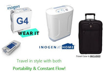 Cargar imagen en el visor de la galería, Ultimate Freedom Package - Inogen One G4 Portable Oxygen Concentrator + Inogen At Home Oxygen Concentrator - Main Clinic Supply