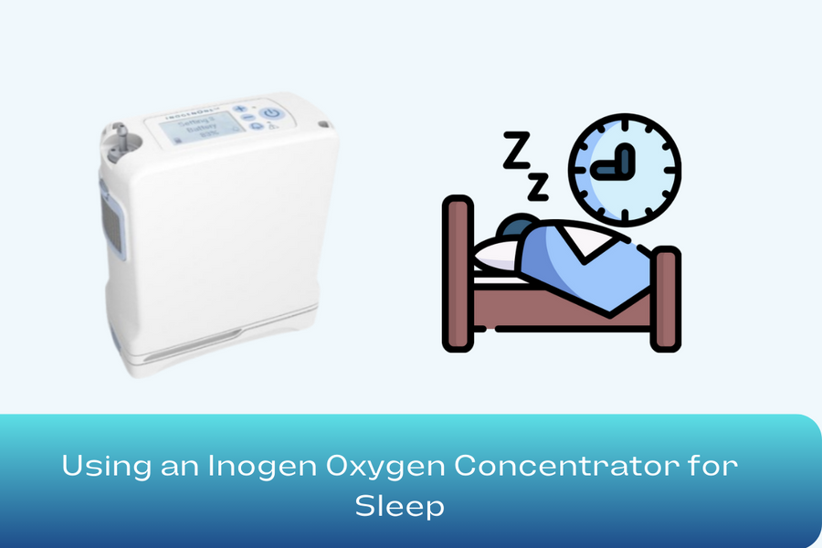 Uso de un concentrador de oxígeno Inogen para dormir