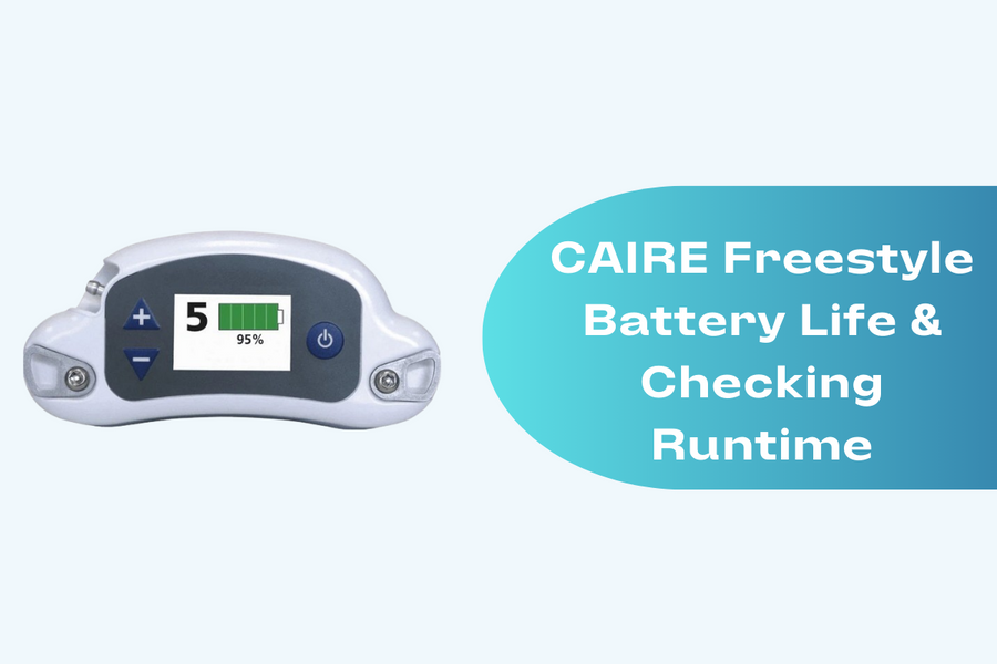 CAIRE Freestyle Battery Life & Checking Runtime