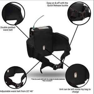 Main Clinic Supply Exclusive O2TOTES Inogen G5 and Rove 6 Hip Bag - Main Clinic Supply