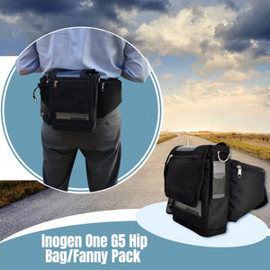 Main Clinic Supply Exclusive O2TOTES Inogen G5 and Rove 6 Hip Bag - Main Clinic Supply