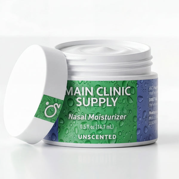 Main Clinic Supply Nasal Moisturizer – Unscented, Long-Lasting Hydration for Dry Nasal Passages - Main Clinic Supply
