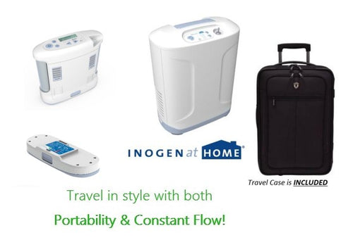Ultimate Freedom Package - Inogen One G3 Portable Oxygen Concentrator + Inogen At Home Oxygen Concentrator - Main Clinic Supply
