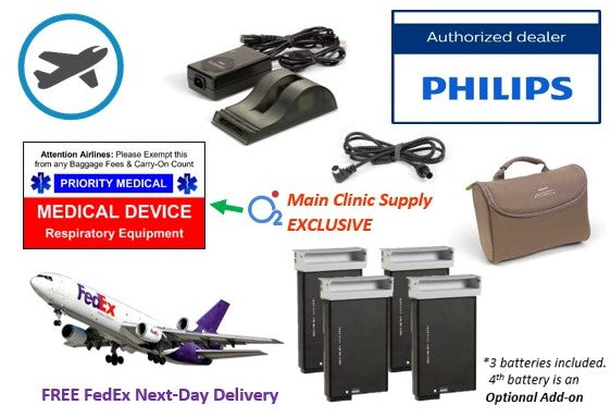 SimplyGo Airline Power Bundle - Free Next Day Overnight FedEx Shipping