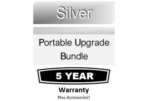 Silver Portable Upgrade Bundle with 5 Year Warranty & Service, FREE Extended Battery, PLUS Lots of Accessories - Main Clinic Supply